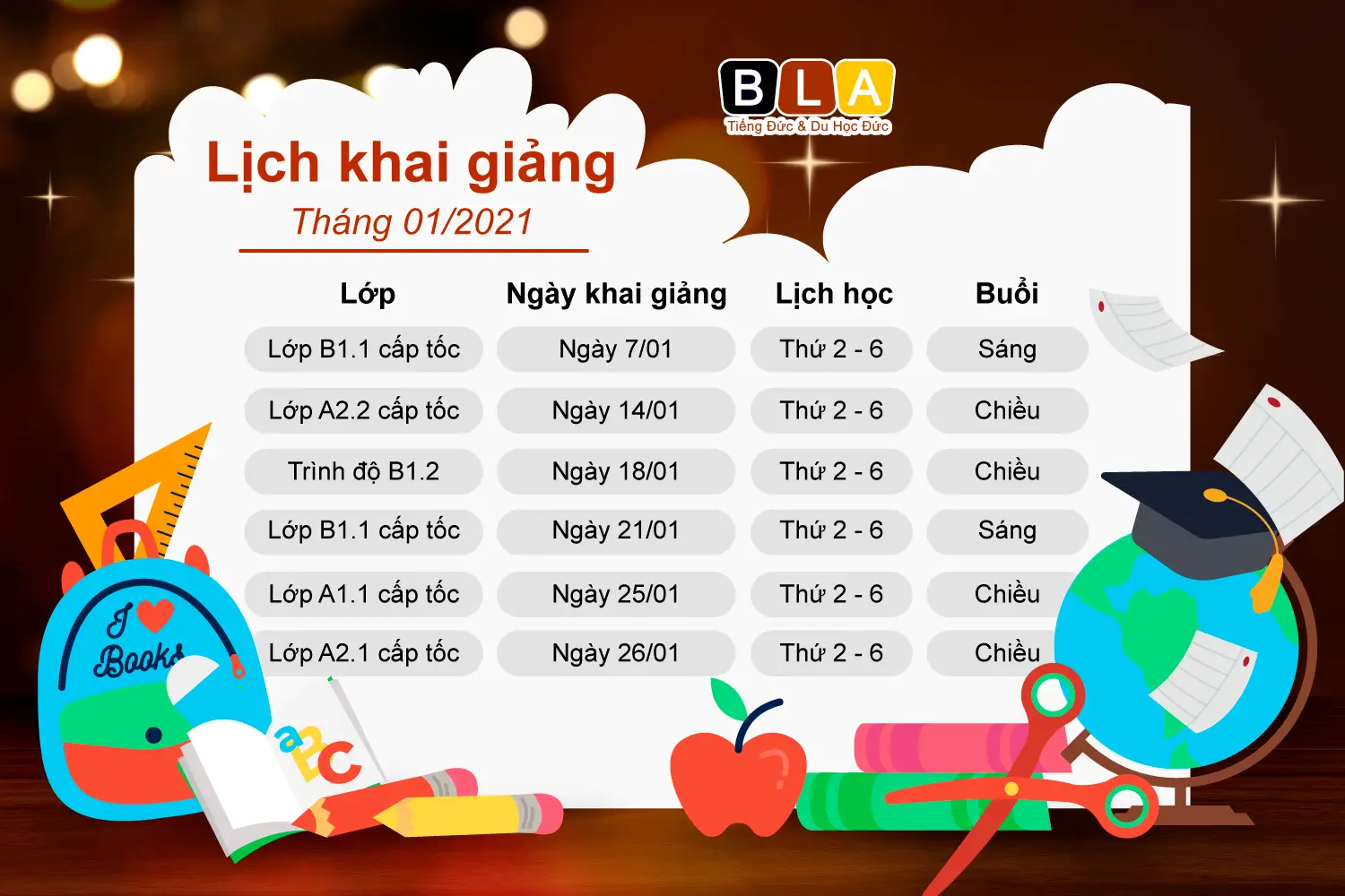 lịch t1 2021