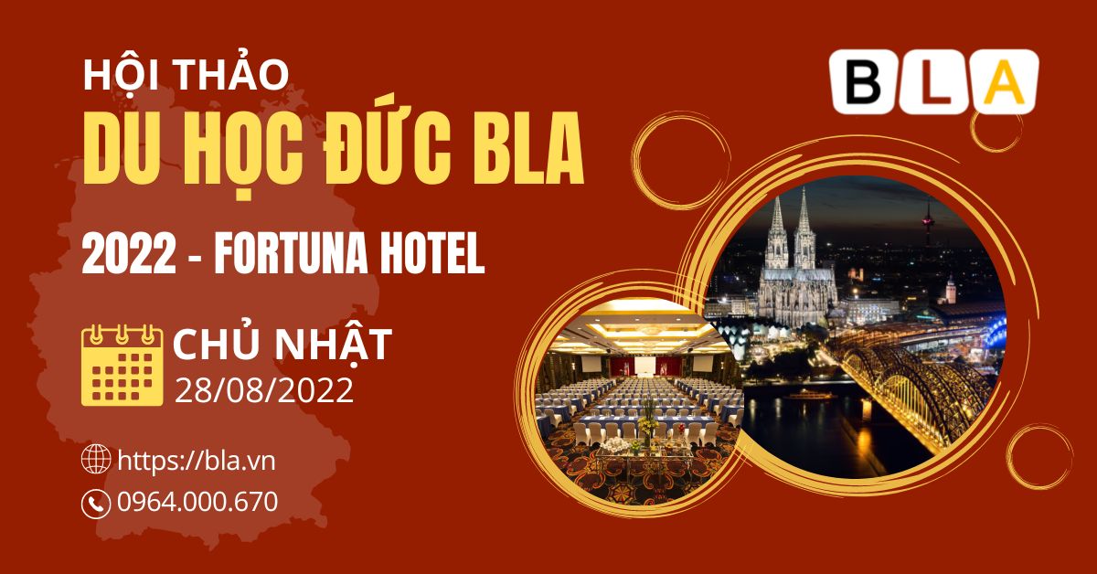 Hội thảo du học Đức 2022 BLA