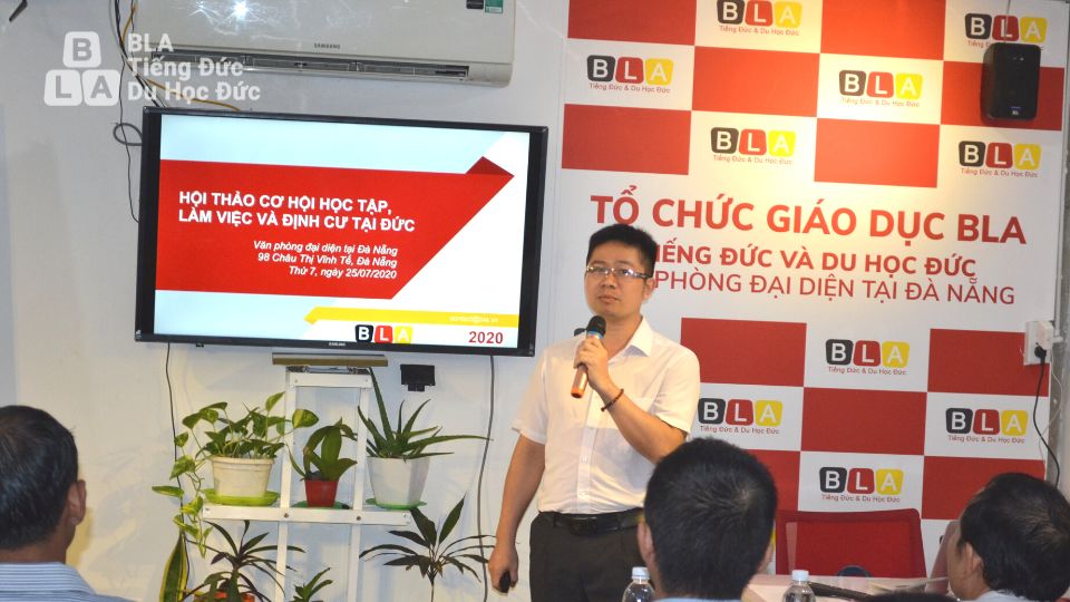 Tiến sĩ Nguyễn Tuấn Nam trình bày về du học nghề Đức