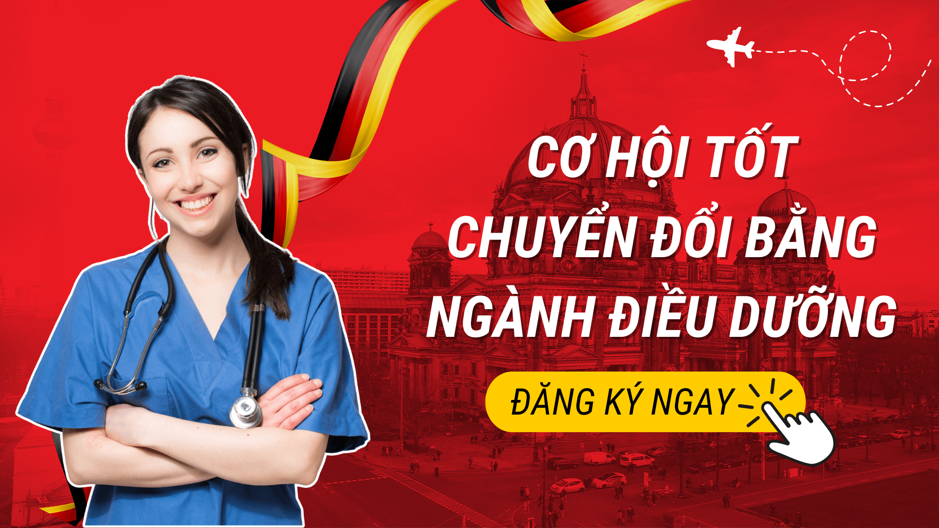 Chương trình du học điều dưỡng chuyển đổi bằng – Cơ hội việc làm tại Đức