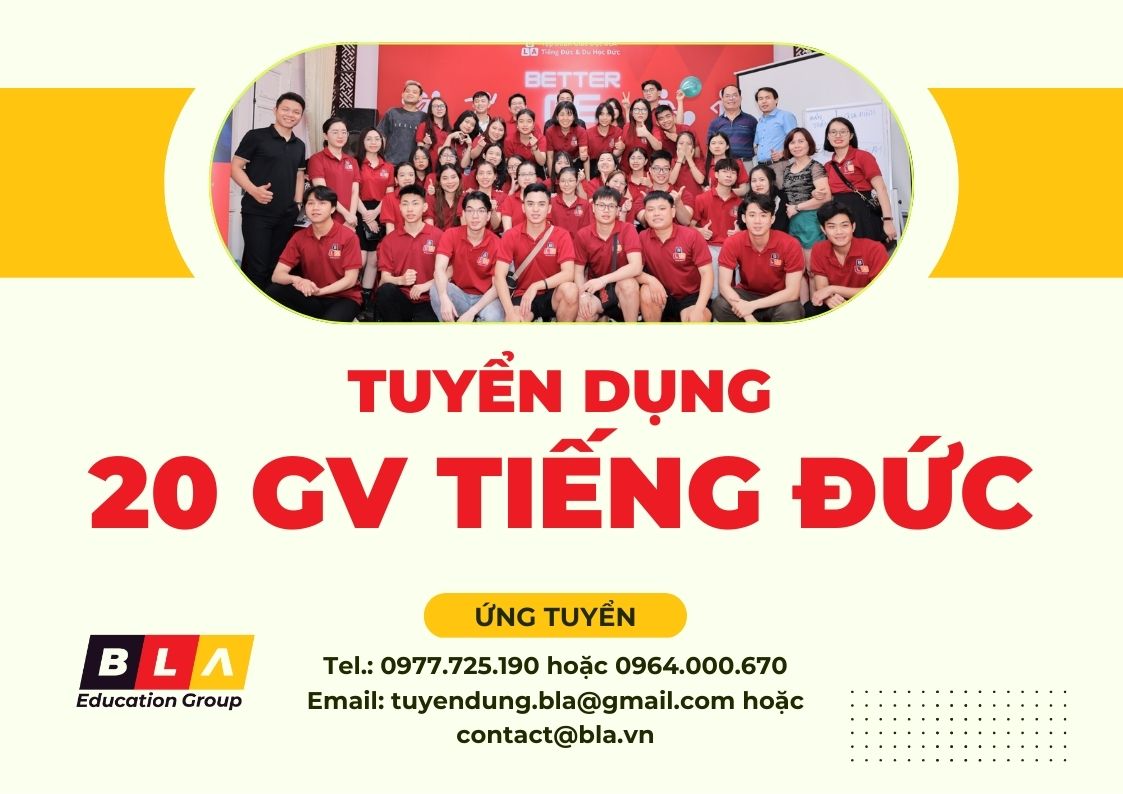 Tuyển giáo viên tiếng Đức