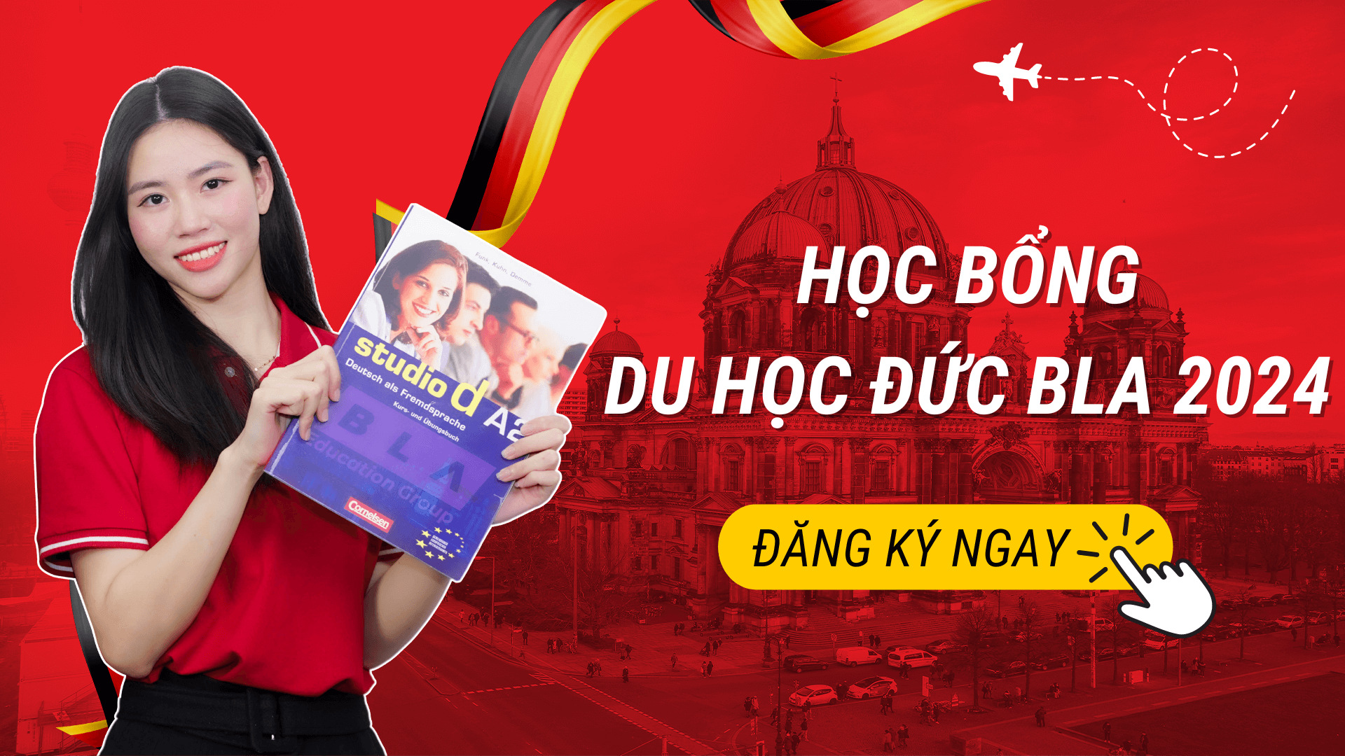 THÔNG BÁO CHƯƠNG TRÌNH HỌC BỔNG KHUYẾN HỌC   DU HỌC NGHỀ HƯỞNG LƯƠNG TẠI CHLB ĐỨC 2024