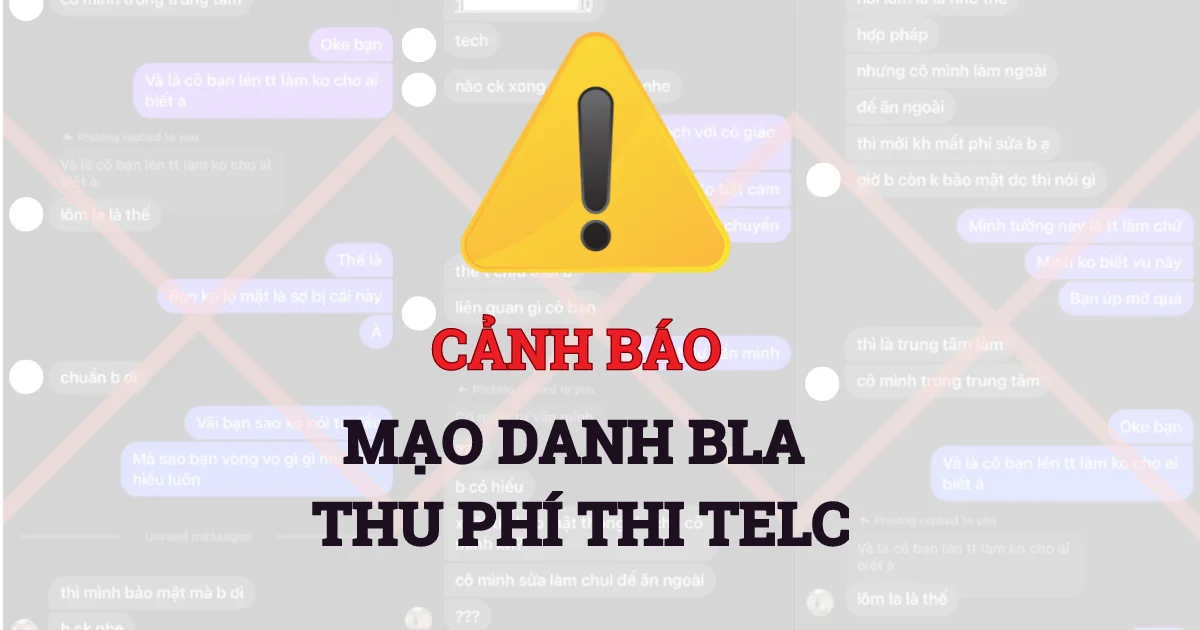 CẢNH BÁO MẠO DANH (Bài đăng Facebook)