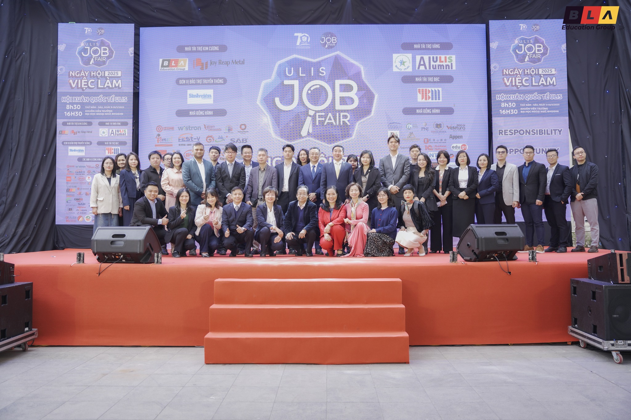 Tập đoàn giáo dục BLA – Nhà tài trợ kim cương tại Ulis Job Fair 2025