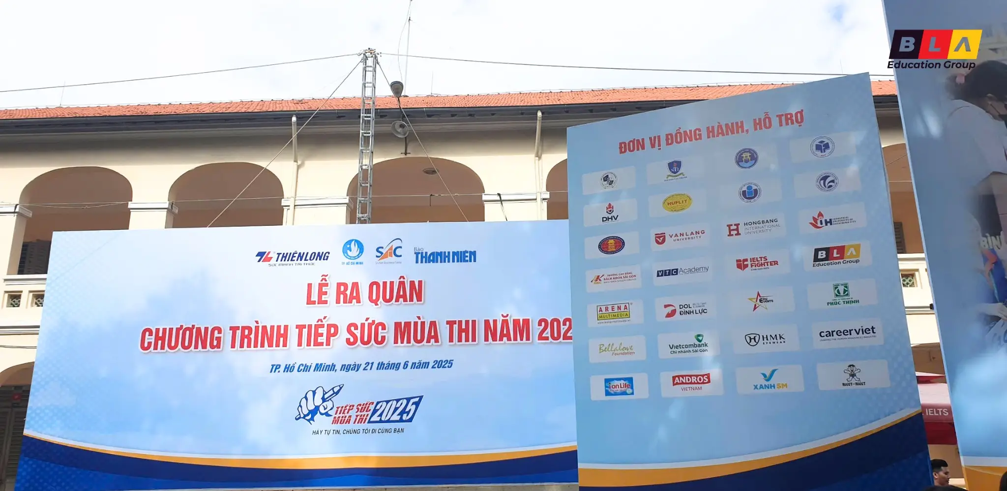 BLA vinh dự là đơn vị đồng hành chương trình tiếp sức mùa thi 2025 BLA vinh dự là đơn vị đồng hành chương trình tiếp sức mùa thi 2025