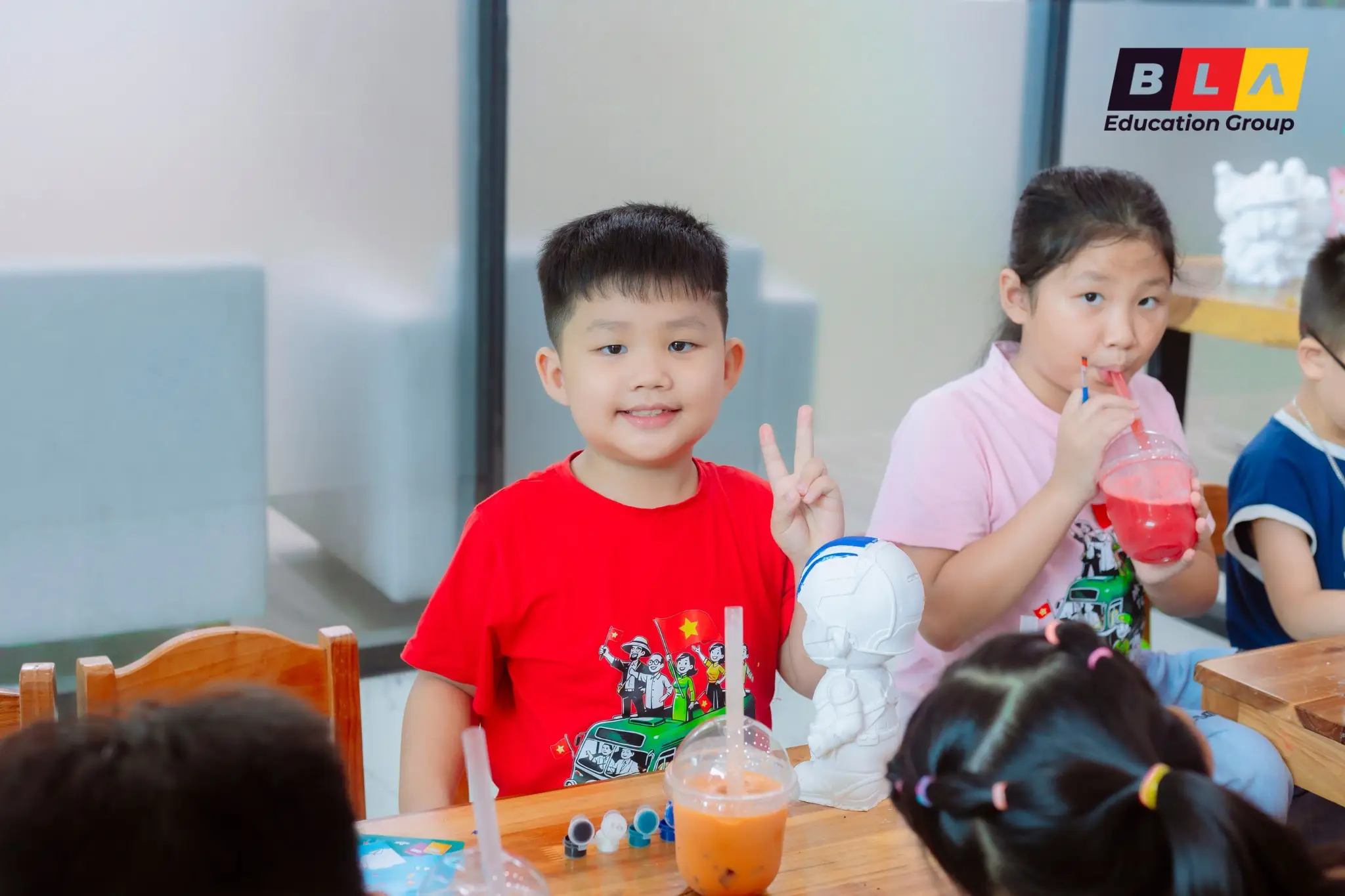 Hình ảnh các bé tại Ngày hội gia đình BLA