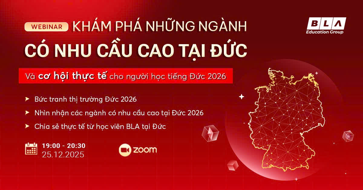 KHÁM PHÁ NHỮNG NGÀNH CÓ NHU CẦU CAO TẠI ĐỨC & CƠ HỘI THỰC TẾ CHO NGƯỜI HỌC TIẾNG ĐỨC