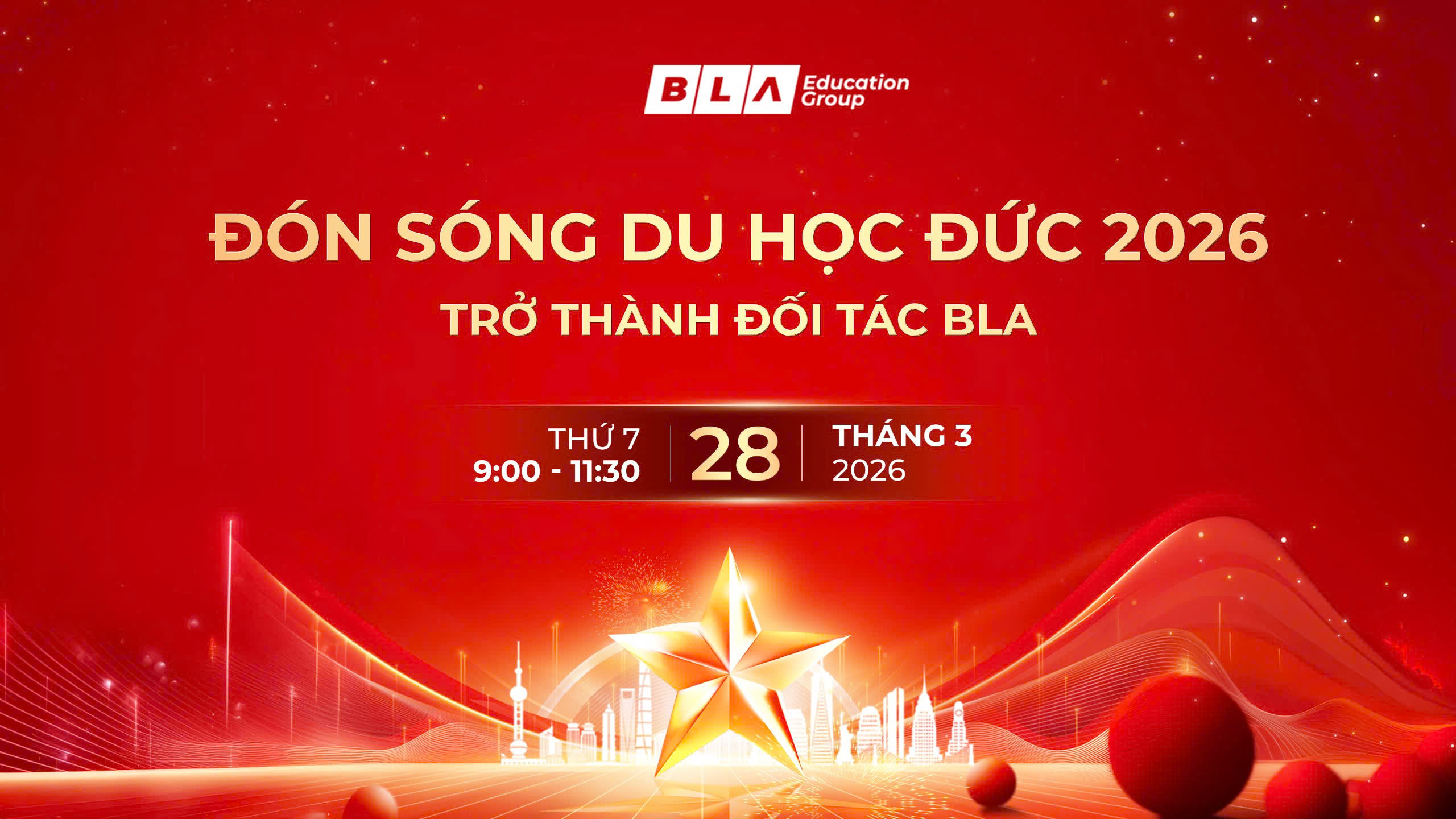 HỘI THẢO “ ĐÓN SÓNG DU HỌC ĐỨC 2026 MỞ RỘNG HỆ THỐNG ĐỐI TÁC TRÊN TOÀN QUỐC”