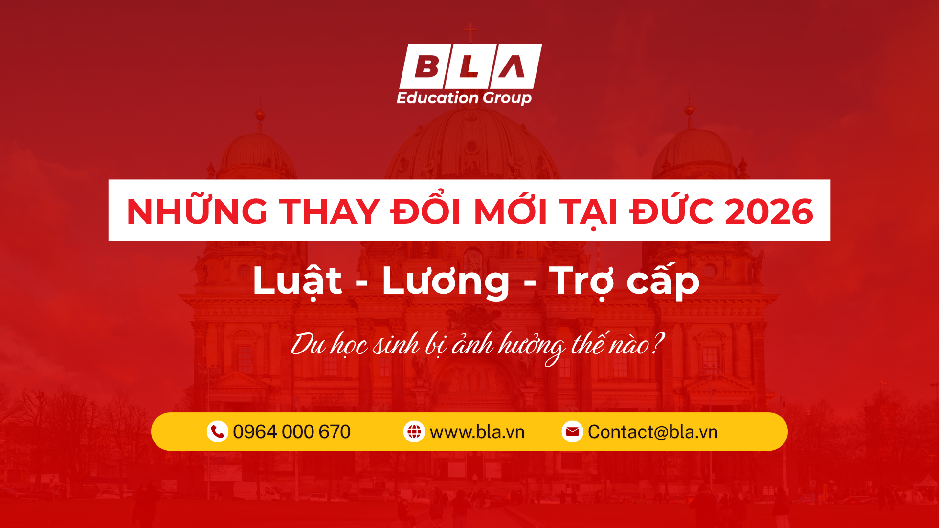 LUẬT MỚI TẠI ĐỨC NĂM 2026: DU HỌC SINH VÀ NGƯỜI LAO ĐỘNG CẦN BIẾT GÌ?