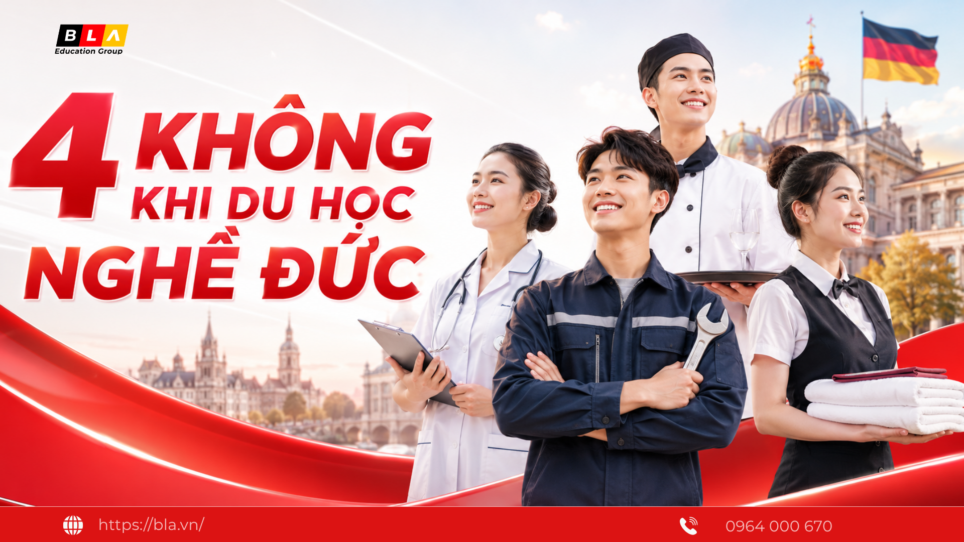 4 KHÔNG KHI LỰA CHỌN DU HỌC NGHỀ ĐỨC CỦA 2K8 SAU KỲ THI THPT
