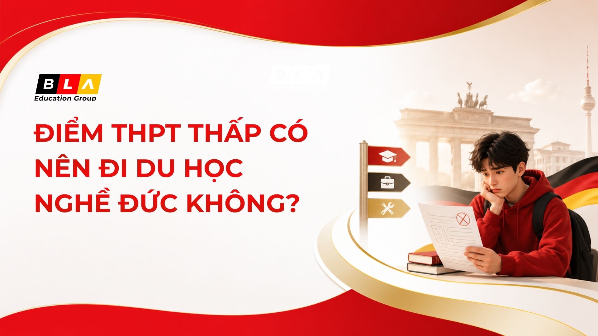 Điểm THPT thấp có nên đi du học nghề Đức không?