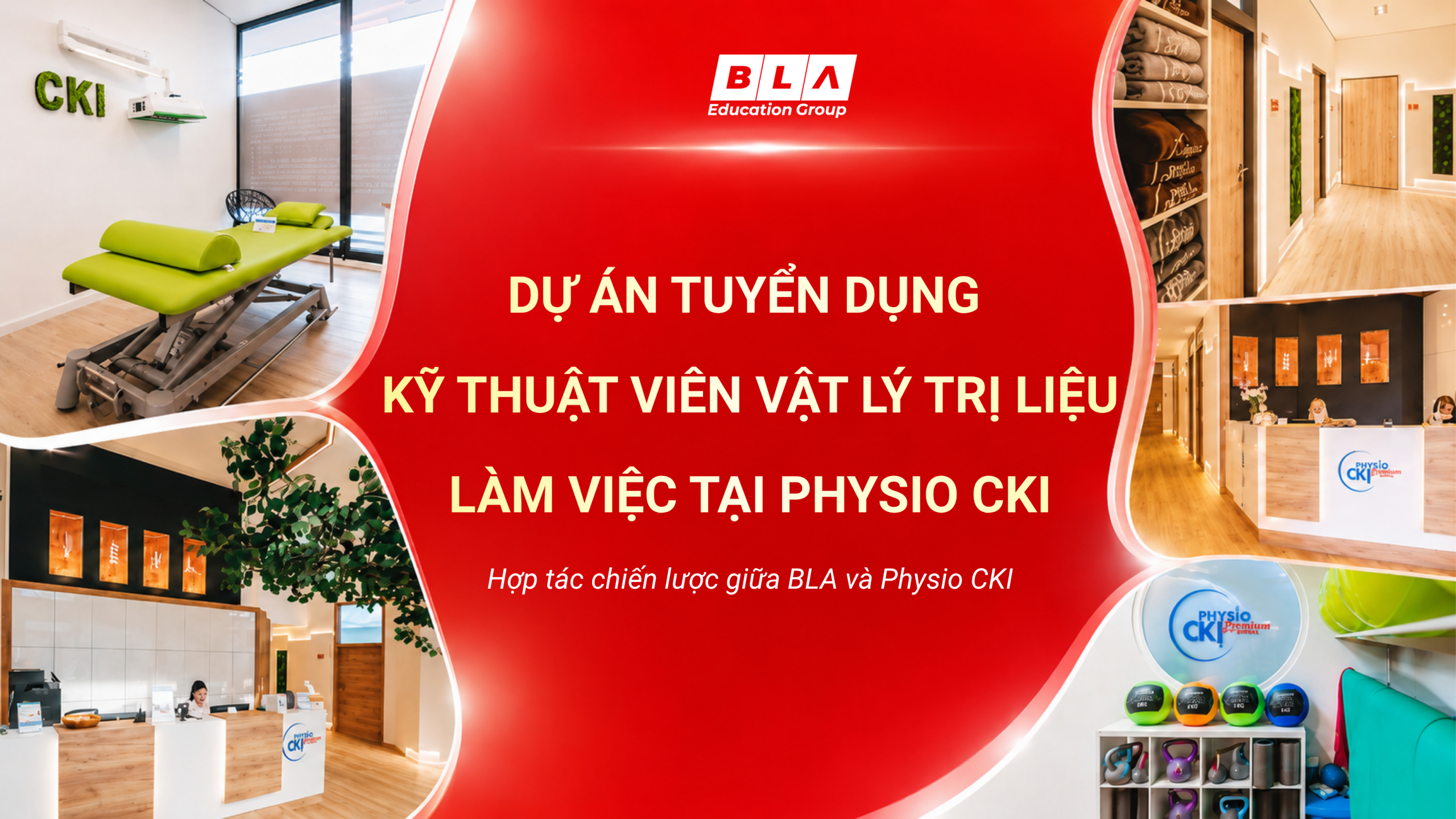 DỰ ÁN TUYỂN DỤNG KỸ THUẬT VIÊN VẬT LÝ TRỊ LIỆU LÀM VIỆC TẠI PHYSIO CKI