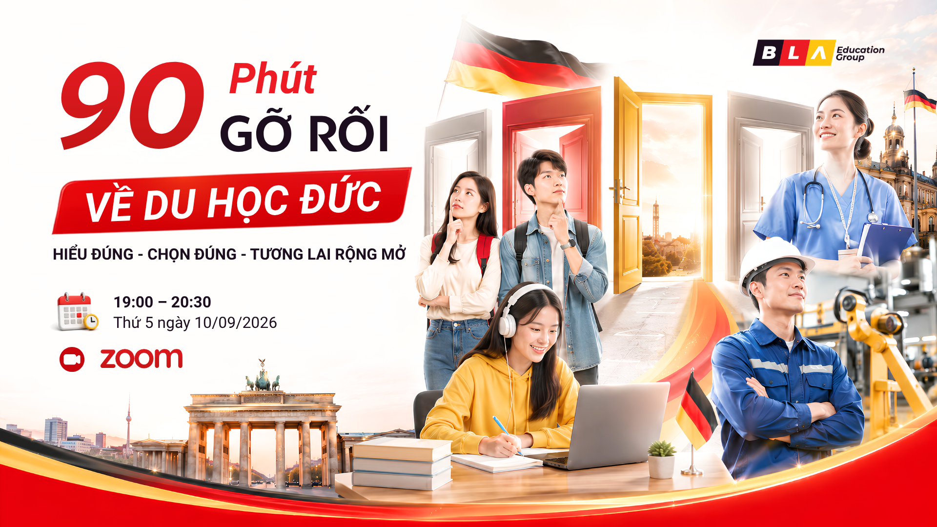 90 PHÚT GỠ RỐI VỀ DU HỌC ĐỨC